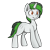 Size: 2400x2400 | Tagged: safe, artist:darkdoomer, oc, oc only, oc:czarie, pony, unicorn, ponybooru collab 2021, community related, green mane, simple background, solo, transparent background, white coat
