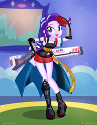 Size: 3090x4000 | Tagged: safe, artist:dieart77, starlight glimmer, equestria girls, clothes, commission, cosplay, costume, crossover, dragalia lost, female, high res, ilia, kelly sheridan, open mouth, solo, video game crossover, voice actor joke