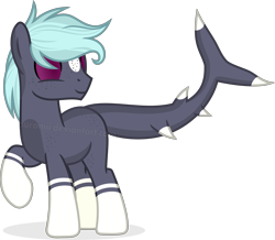 Size: 8004x6972 | Tagged: safe, artist:suramii, derpibooru import, oc, oc:pacific wave, original species, shark, shark pony, absurd resolution, male, raised hoof, raised leg, simple background, solo, transparent background, vector