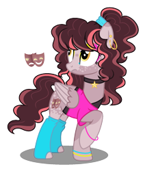 Size: 1113x1329 | Tagged: safe, artist:xxcheerupxxx, derpibooru import, oc, pegasus, pony, female, mare, mottled coat, offspring, parent:cheese sandwich, parent:twilight sparkle, parents:cheeselight, simple background, solo, transparent background