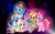 Size: 1920x1200 | Tagged: safe, artist:sunshine melody, derpibooru import, applejack, fluttershy, minuette, pinkie pie, rainbow dash, rarity, roseluck, spike, starlight glimmer, twilight sparkle, pony, unicorn, rainbow power, wallpaper