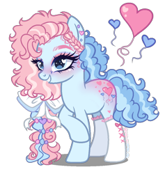 Size: 900x948 | Tagged: safe, artist:gihhbloonde, derpibooru import, oc, earth pony, pony, base used, clothes, female, i really like her mane, mare, offspring, parent:party favor, parent:pinkie pie, parents:partypie, simple background, socks, solo, transparent background