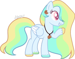 Size: 1031x810 | Tagged: safe, artist:kurosawakuro, derpibooru import, oc, pegasus, pony, ear piercing, earring, female, jewelry, mare, multicolored hooves, necklace, piercing, simple background, solo, transparent background, two toned wings, wings