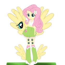 Size: 2289x2289 | Tagged: safe, derpibooru import, editor:mario101, editor:notxweeb, fluttershy, human, equestria girls, angels, badly edited, biblically accurate angels, multiple eyes, multiple wings, not salmon, photo, simple background, solo, transparent background, wat, wings