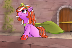 Size: 3000x2000 | Tagged: safe, artist:keeponhatin, filly (dracco), filly (filly funtasia), filly funtasia, jewelry, lynn (filly funtasia), solo, tiara