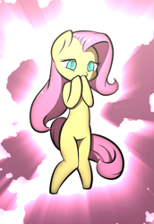 Size: 777x1131 | Tagged: safe, artist:afkregen, derpibooru import, fluttershy, pegasus, semi-anthro, covering mouth, digital art, female, solo, tail, thighs