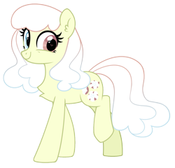 Size: 1111x1068 | Tagged: safe, artist:sonnatora, derpibooru import, oc, oc only, oc:fluffy buddy, earth pony, pony, earth pony oc, heart eyes, heterochromia, looking at you, multicolored hair, simple background, transparent background, wingding eyes