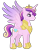 Size: 1692x2176 | Tagged: safe, artist:whalepornoz, prince bolero, princess cadance, alicorn, pony, cutie mark, male, rule 63, simple background, smiling, solo, transparent background