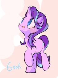 Size: 768x1024 | Tagged: safe, artist:pnpn_721, derpibooru import, starlight glimmer, pony, unicorn, blushing, cute, female, glimmerbetes, heart, looking up, mare, simple background, solo