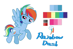 Size: 2008x1342 | Tagged: safe, artist:sarasdream04, derpibooru import, rainbow dash, pony, base used, ear piercing, earring, jewelry, older, piercing, reference sheet, simple background, solo, transparent background