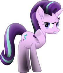 Size: 7266x8427 | Tagged: safe, artist:lincolnbrewsterfan, derpibooru exclusive, derpibooru import, starlight glimmer, pony, unicorn, my little pony: the movie, the crystalling, .svg available, absurd resolution, angry, female, frog (hoof), gritted teeth, heart, heart hoof, inkscape, looking at you, mare, movie accurate, moviefied, palindrome, purple mane, raised hoof, raised leg, serious, serious face, shading, show moviefied, simple background, svg, talk to the hand, transparent background, underhoof, vector, waving