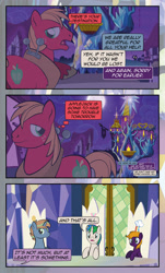 Size: 1920x3169 | Tagged: safe, artist:alexdti, derpibooru import, big macintosh, oc, oc:ale, oc:marco, oc:umberto, pegasus, pony, unicorn, comic:quest for friendship, female, male, mare, stallion, twilight's castle