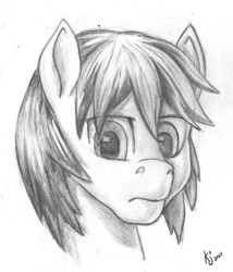 Size: 600x701 | Tagged: safe, artist:tauts05, derpibooru import, oc, pony, bust, male, monochrome, portrait, solo, stallion