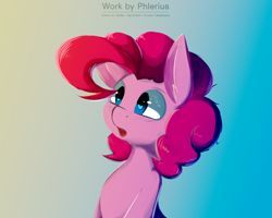 Size: 2500x2000 | Tagged: safe, artist:phlerius, derpibooru import, pinkie pie, earth pony, pony, cutie, digital art, solo