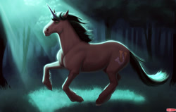 Size: 2550x1623 | Tagged: safe, artist:wwredgrave, derpibooru import, oc, oc:sibony, horse, unicorn, hooves, male, realistic, running, solo, stallion