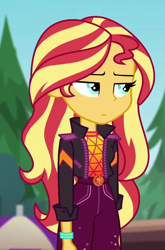 Size: 545x828 | Tagged: safe, derpibooru import, screencap, sunset shimmer, better together, equestria girls, sunset's backstage pass!, cropped, solo, unamused