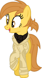 Size: 515x964 | Tagged: safe, artist:pegasski, derpibooru import, oc, oc:anna autumn, earth pony, pony, clothes, female, mare, simple background, solo, solo female, transparent background