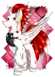 Size: 1613x2276 | Tagged: safe, artist:thebenalpha, derpibooru import, oc, oc:ryoku memori, alicorn, alicorn oc, butler, clothes, horn, simple background, suit, transparent background, wings