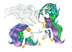 Size: 7014x5100 | Tagged: safe, artist:avafury, derpibooru import, princess celestia, alicorn, pony, absurd file size, absurd resolution, female, mare, solo