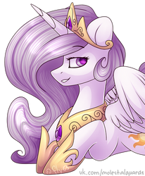 Size: 206x250 | Tagged: safe, artist:starlyflygallery, derpibooru import, princess celestia, alicorn, pony, female, looking at you, looking sideways, lowres, lying down, mare, princess molestia, prone, simple background, smiling, solo, transparent background