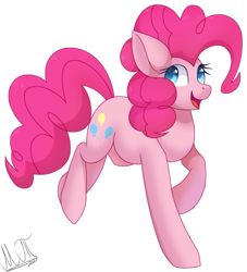 Size: 2326x2564 | Tagged: safe, artist:greenmarta, derpibooru import, pinkie pie, earth pony, pony, female, high res, mare, simple background, solo, transparent background