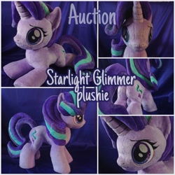 Size: 3464x3464 | Tagged: safe, artist:kuroran, derpibooru import, starlight glimmer, pony, unicorn, advertisement, plushie