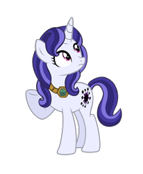 Size: 2366x2866 | Tagged: safe, artist:candyandflurry, derpibooru import, oc, oc:magnolia, pony, unicorn, female, mare, offspring, parent:night light, parent:twilight velvet, parents:nightvelvet, simple background, solo, transparent background