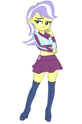 Size: 1582x2373 | Tagged: safe, artist:gmaplay, derpibooru import, upper crust, equestria girls, solo