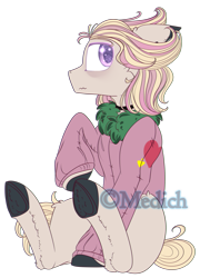 Size: 1902x2647 | Tagged: safe, artist:mediasmile666, derpibooru import, oc, oc only, earth pony, pony, colored hooves, ears, earth pony oc, floppy ears, high res, profile, simple background, sitting, solo, transparent background