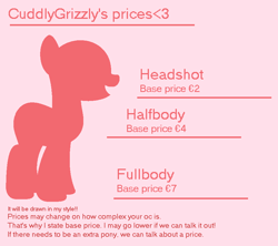 Size: 900x800 | Tagged: safe, artist:cuddlygrizzly, derpibooru import, advertisement, commission, commission info, solo