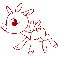 Size: 650x630 | Tagged: safe, artist:lavvythejackalope, derpibooru import, oc, oc only, alicorn, pony, alicorn oc, bald, base, horn, lineart, pacman eyes, simple background, solo, white background, wings