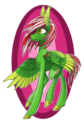 Size: 1280x1872 | Tagged: safe, artist:rosastrasza, derpibooru import, oc, oc:dawn lily, pegasus, pony, female, mare, solo, two toned wings, wings