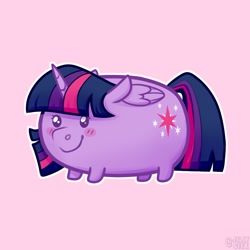 Size: 2000x2000 | Tagged: safe, artist:jellysiek, derpibooru import, twilight sparkle, pony, unicorn, potato pony, solo