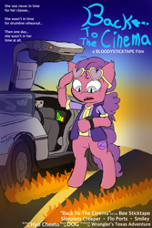 Size: 2000x3000 | Tagged: safe, artist:bloodysticktape, derpibooru import, bat pony, pony, back to the future, movie poster