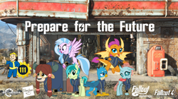 Size: 5360x3008 | Tagged: safe, artist:cheezedoodle96, artist:crystalmagic6, artist:dashiesparkle, artist:ponygamer2020, derpibooru import, gallus, ocellus, sandbar, silverstream, smolder, yona, changedling, changeling, classical hippogriff, dog, dragon, earth pony, griffon, hippogriff, pony, yak, fallout equestria, school daze, armor, bethesda, brotherhood of steel, claws, clothes, cloven hooves, crossed legs, cute, cuteling, diaocelles, diastreamies, dogmeat, dragon wings, dragoness, fallout, fallout 4, female, flying, gallabetes, group, happy, hasbro, hasbro logo, jewelry, jumpsuit, looking at you, male, necklace, nuka cola, open mouth, pipboy, power armor, prepare for the future, raised eyebrow, sandabetes, shy, smiling, smiling at you, smolderbetes, solo, spread wings, student six, teenaged dragon, teenager, teeth, vault 111, vault boy, vault suit, wings, workshop, yonadorable