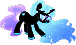 Size: 2893x1741 | Tagged: safe, artist:kurosawakuro, derpibooru import, oc, pony, unicorn, female, glasses, mare, simple background, solo, transparent background