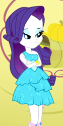 Size: 266x532 | Tagged: safe, derpibooru import, screencap, rarity, a photo booth story, eqg summertime shorts, equestria girls, cropped, fall formal outfits, solo