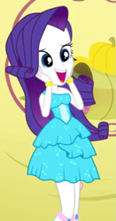 Size: 281x536 | Tagged: safe, derpibooru import, screencap, rarity, a photo booth story, eqg summertime shorts, equestria girls, cropped, fall formal outfits, solo