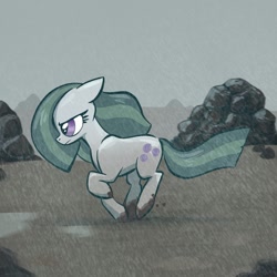 Size: 2048x2048 | Tagged: safe, artist:pfeffaroo, derpibooru import, marble pie, earth pony, pony, rain, solo