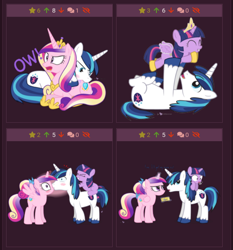 Size: 720x772 | Tagged: safe, artist:dm29, edit, princess cadance, shining armor, twilight sparkle, twilight sparkle (alicorn), unicorn twilight, alicorn, pony, unicorn, biting, blushing, breathing heavily, brother and sister, butt, butt bite, cadance is not amused, coupon, cute, dialogue, duo, eyes closed, fake wings, female, filly, filly twilight sparkle, frown, gasp, glare, glowing horn, grin, gritted teeth, haircut, heart, holding, holding a pony, horn, horses doing horse things, kissing, kissing nose, literal butthurt, long mane, looking back, love bite, male, mare, nom, now kiss, on back, open mouth, ow!, pain, paper wings, princess costume, princess shoes, prone, pushing, pushing in, quicksand, shining adorable, shipper on deck, shrunken pupils, siblings, signature, simple background, smiling, smirk, stallion, teen princess cadance, teen shining armor, telekinesis, this will end in sleeping on the couch, transparent background, trio, twiabetes, twilight the shipper, twily, unamused, vector, wide eyes, wingboner, younger