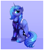 Size: 3399x3882 | Tagged: safe, artist:confetticakez, derpibooru import, princess luna, alicorn, pony, clothes, female, hoodie, looking at you, looking sideways, mare, s1 luna, sitting, solo