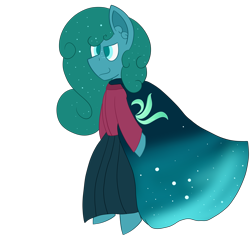 Size: 1999x1999 | Tagged: safe, artist:derpy_the_duck, derpibooru import, oc, oc:aurora, earth pony, cape, clothes, dress, simple background, solo, superhero, transparent background