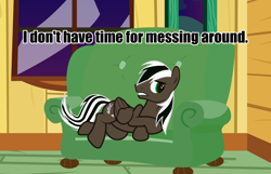 Size: 1280x826 | Tagged: safe, artist:spectty, derpibooru import, oc, oc:spectty, pegasus, ask, bed, caption, clothes, draw me like one of your french girls, hat, image macro, lying, lying down, lying on bed, on bed, pegasus oc, striped tail, text, trixie's hat, tumblr, two toned mane