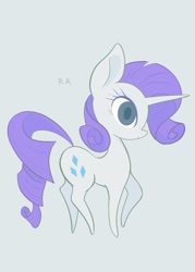 Size: 732x1024 | Tagged: safe, artist:noupu, derpibooru import, rarity, pony, unicorn, female, mare, rarara, simple background, solo