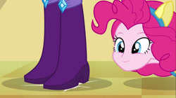 Size: 1920x1079 | Tagged: safe, derpibooru import, screencap, pinkie pie, rarity, equestria girls, boots, shoes