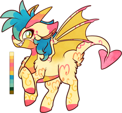 Size: 1002x929 | Tagged: safe, artist:velnyx, derpibooru import, oc, oc:lemon zest, dracony, dragon, hybrid, female, simple background, solo, transparent background