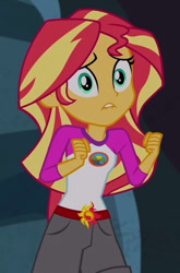 Size: 371x562 | Tagged: safe, derpibooru import, screencap, sunset shimmer, equestria girls, legend of everfree, cropped, solo