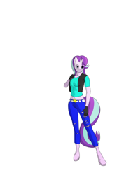 Size: 358x536 | Tagged: safe, artist:lullabyjak, derpibooru import, starlight glimmer, anthro, unicorn, clothes