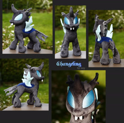 Size: 1920x1905 | Tagged: safe, artist:rtry, derpibooru import, changeling, irl, photo, plushie