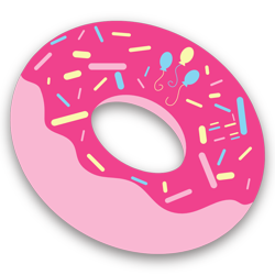 Size: 1080x1080 | Tagged: safe, artist:poxy_boxy, derpibooru import, pinkie pie, art pack:doughnut pack, donut, food, innuendo, simple background, transparent background